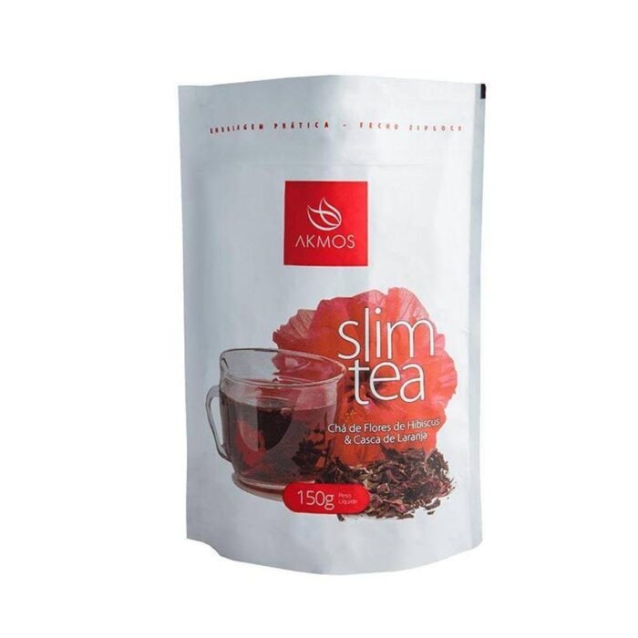 Chá Slim Tea Akmos emagrecimento e retenção de líquidos 150g