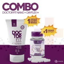 Kit 1 Day Flex+ + 1 Doctor Fit – AKMOS colágeno tipo 2 e gel para dor